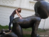 Statue Humping in Prague